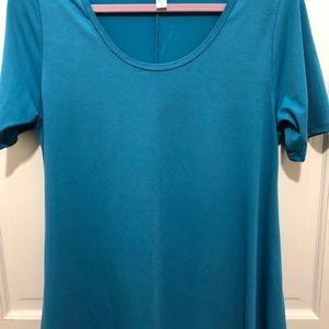 LuLaRoe Solid Turquoise Perfect T